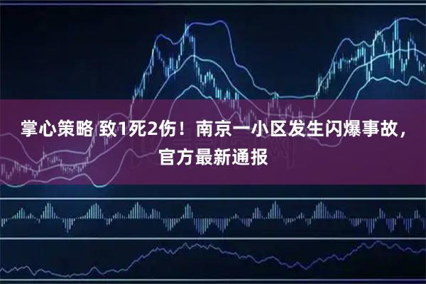 掌心策略 致1死2伤！南京一小区发生闪爆事故，官方最新通报